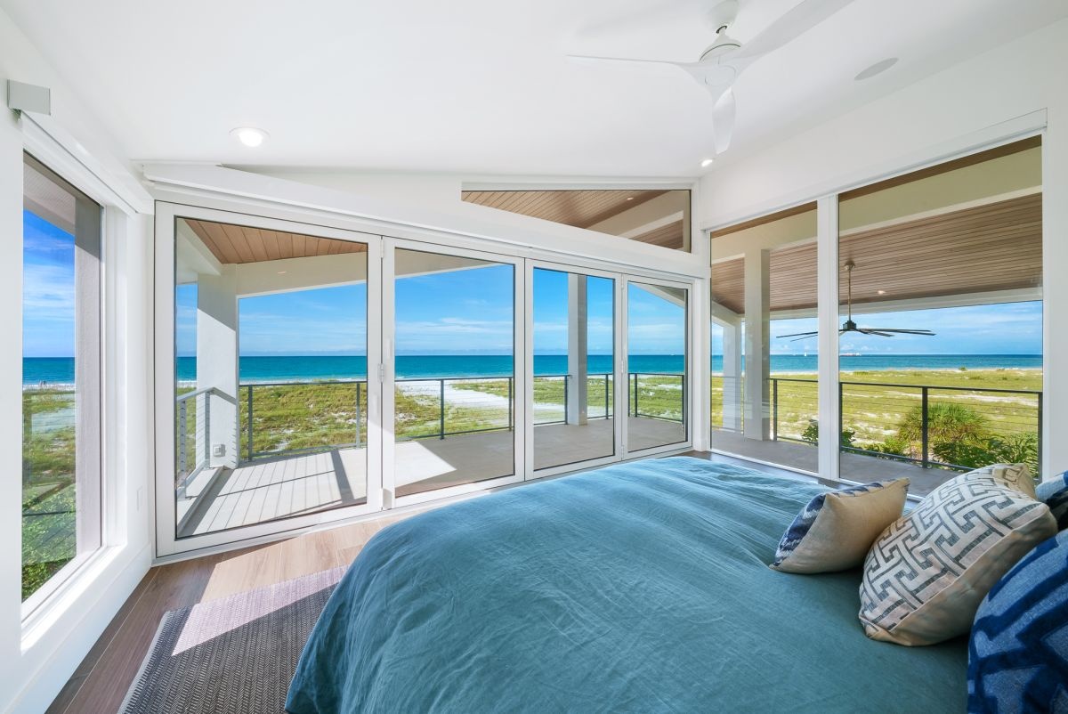 bedroom of anna maria island vacation rental
